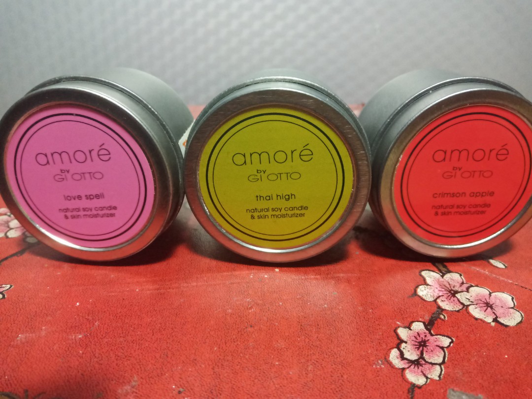 Candle Moisturizer By Gi Otto Thai High Crimson Apple Love Spell Health Beauty Skin Bath Body On Carousell