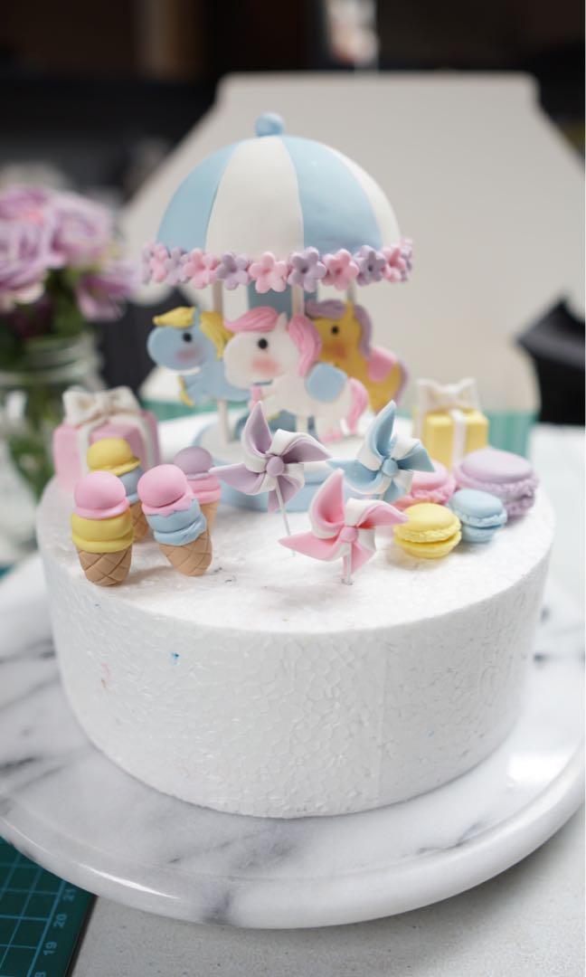 Unicorn Fondant Cake 2 layers| Cakes for Girls | Custom Sugaholic Cake