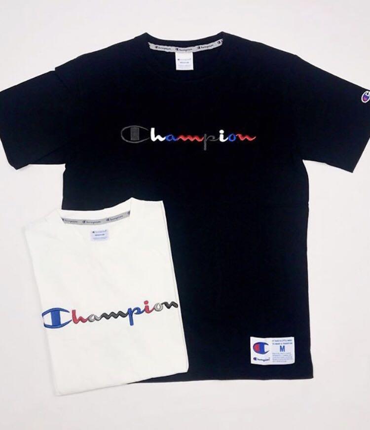 authentic champion shirt vs fake