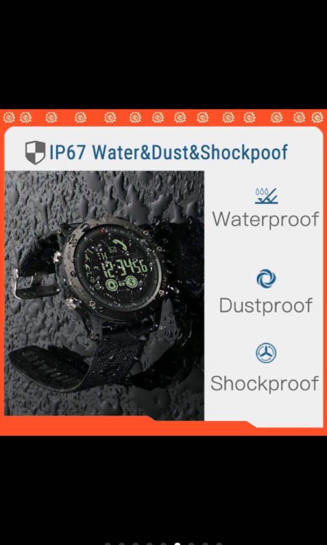 CHEAPEST Outdoor Bluetooth IP67 Waterproof Sports Smart Watch Tactial Military Grade Watch