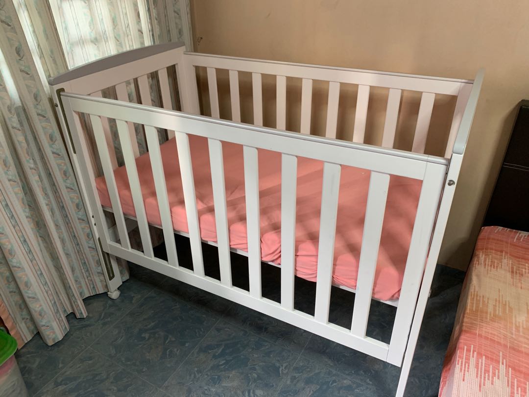 Childcare Solid Wood Baby Cot, Babies & Kids, Baby Nursery & Kids