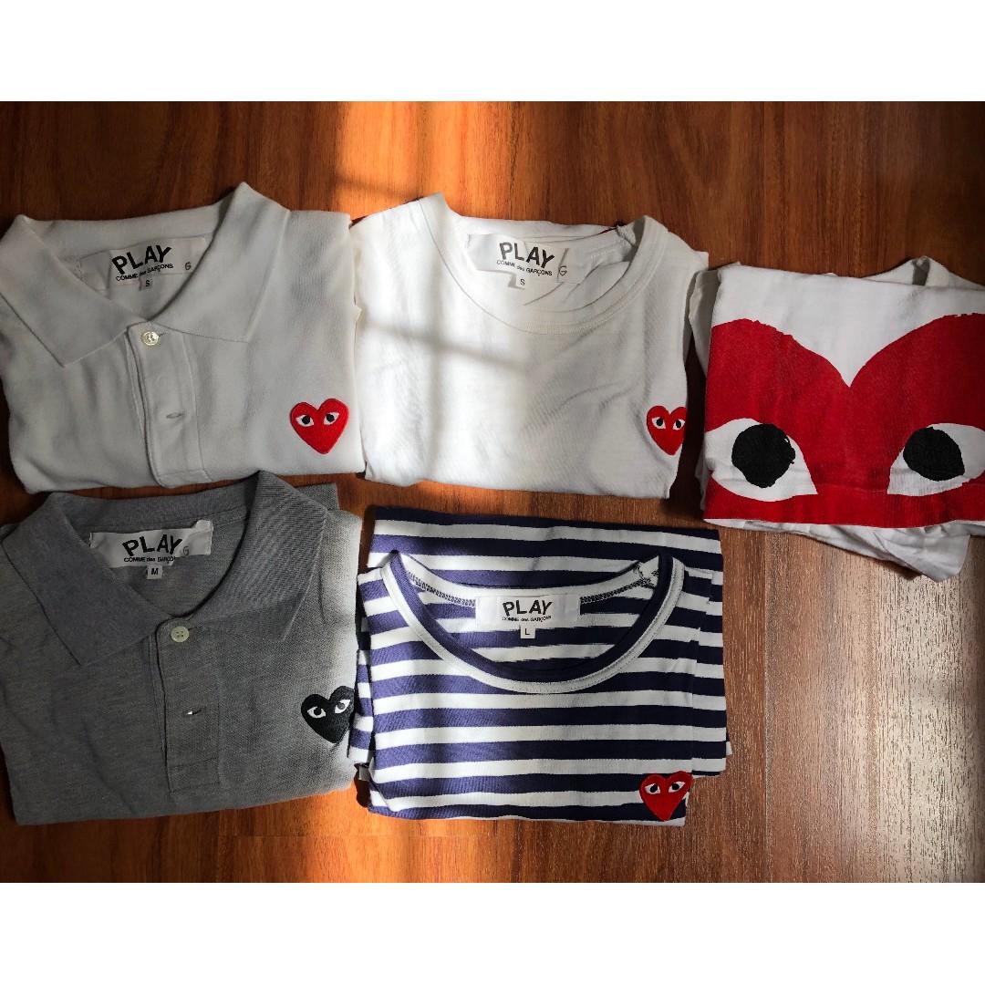 Comme Des Garcons Cdg Play Shirts Men S Fashion Clothes Tops On