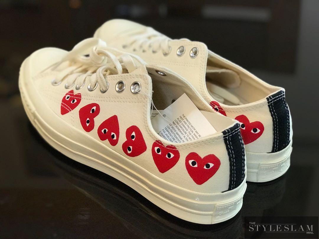 washing comme des garcons converse