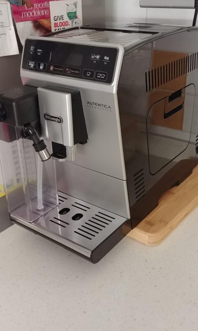 Delonghi autentica automatic bean to cup Coffee Machine, TV & Home Appliances, Kitchen