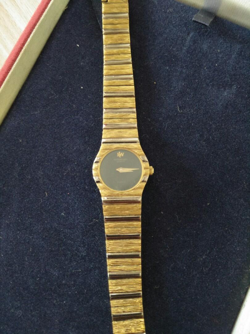 Di Jual Jam Tangan Raymond Weil Rw 18k Gold Electroplated Wanita Original