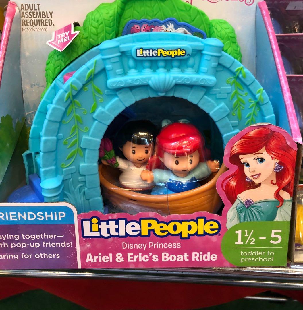 ariel and eric boat ride toy