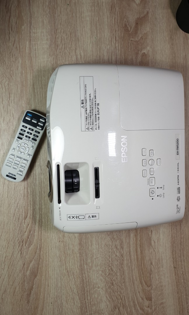Epson Projector Eh Tw5200 3d Full Hd 3d Glasses Projector