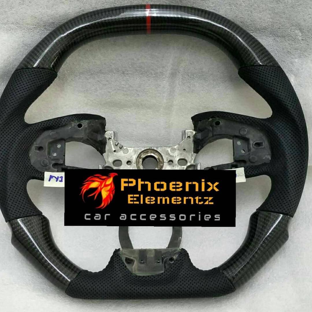 F1 Type Carbon Fiber Steering Wheel Honda Civic 16 To Car Parts Accessories Body Parts And Accessories On Carousell