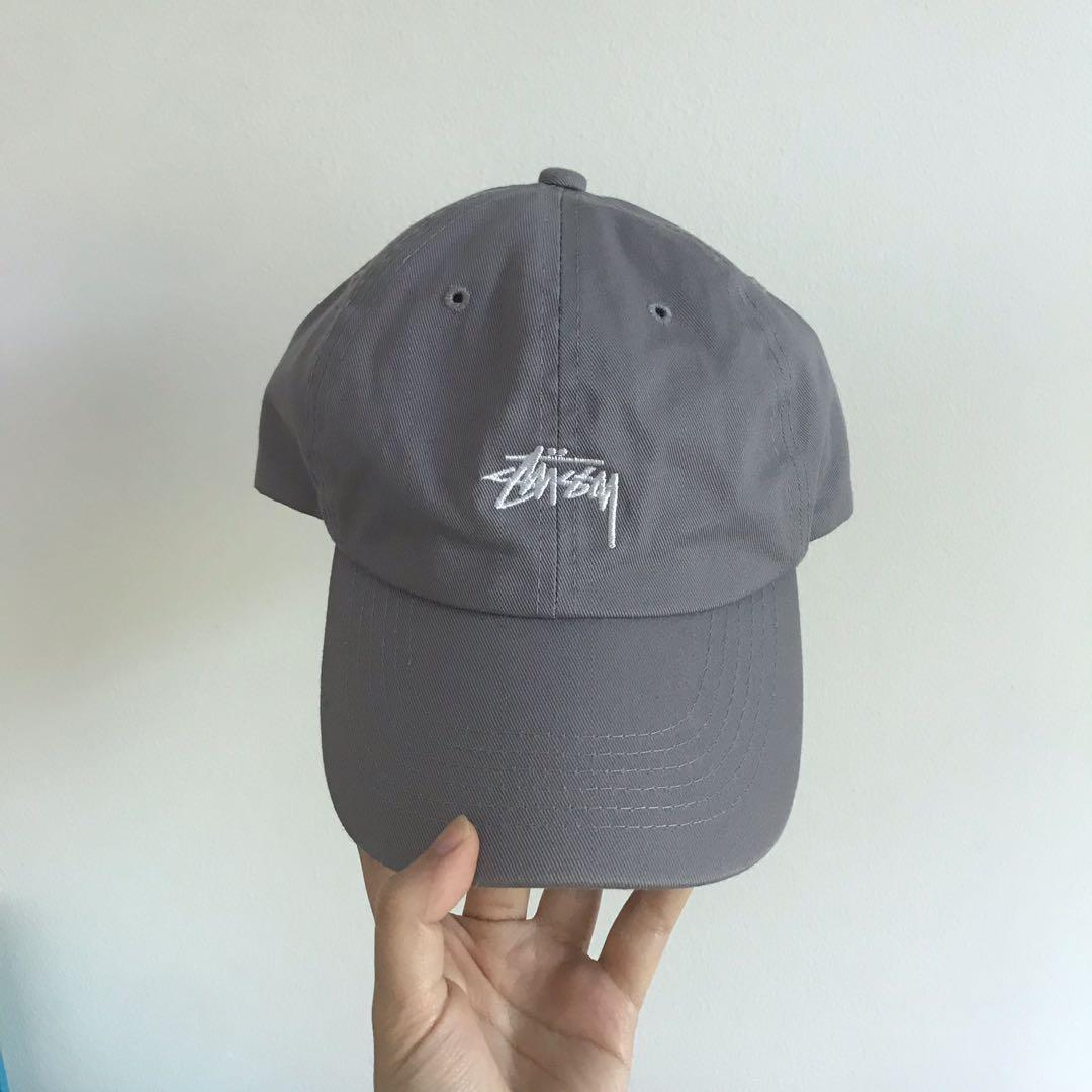 Grey stussy sales hat
