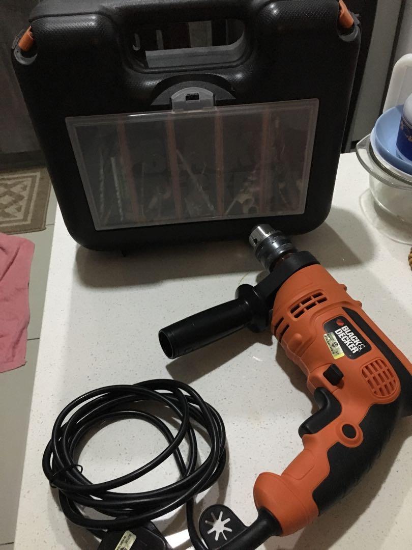 Black & decker 550w hammer drill machine kr554re 2025