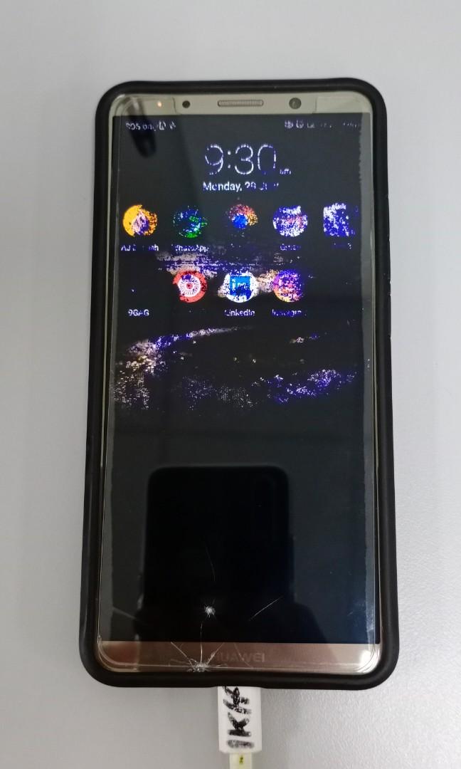 Huawei Mate 10 Pro Lcd Rosak Mobile Phones Tablets Android Phones Others On Carousell