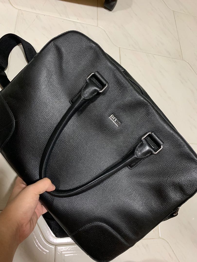 Hugo Boss business bag, Men's Fashion, Bags, Briefcases on Carousell