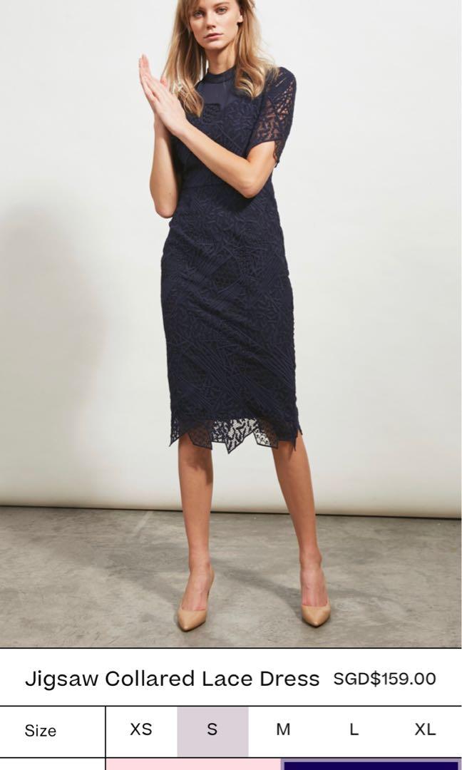 jigsaw navy dress