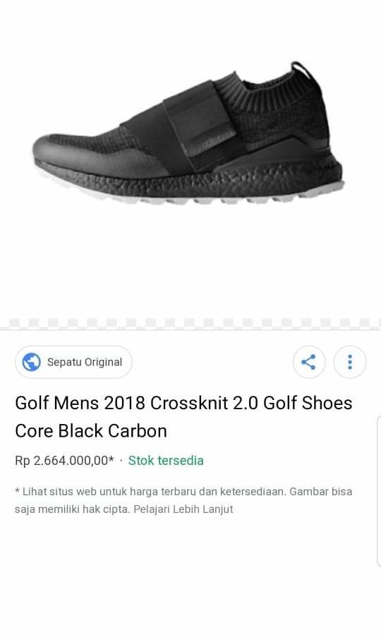 Jual Sepatu Golf Adidas Cross 2 0 Ori Fesyen Pria Sepatu Lainnya Di Carousell