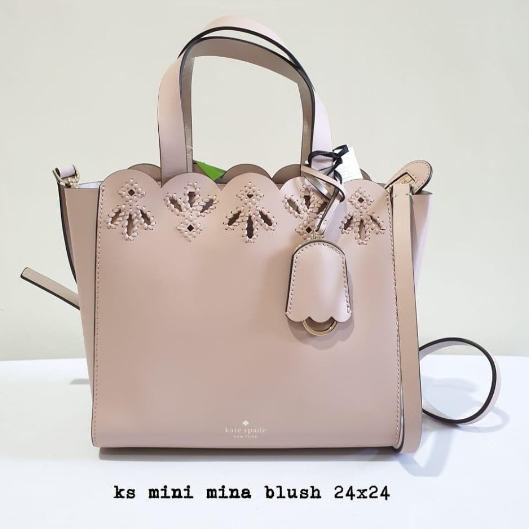 MK Marilyn Small Color-Block Saffiano Leather Crossbody Bag, Barang Mewah,  Tas & Dompet di Carousell