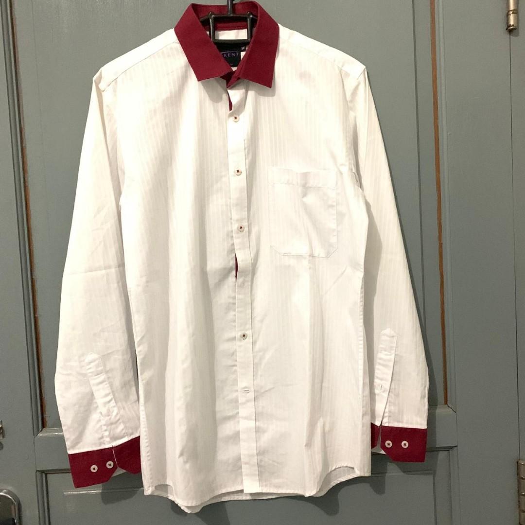 Kemeja Putih Lengan Panjang Pria Men S Fashion Men S Clothes