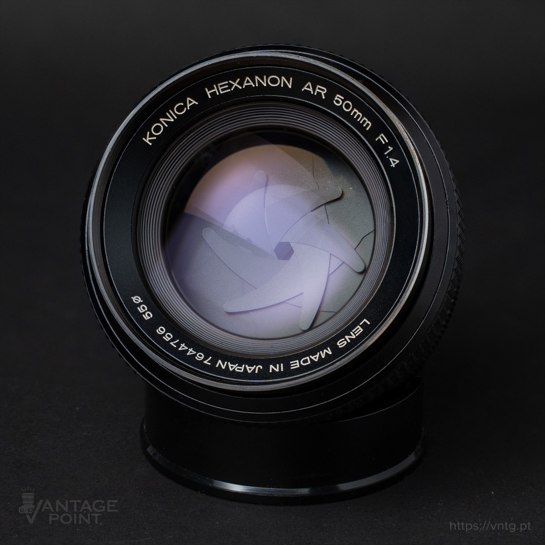 Konica Hexanon AR 50mm f1.4 vintage prime lens • adapt to Sony or Fuji