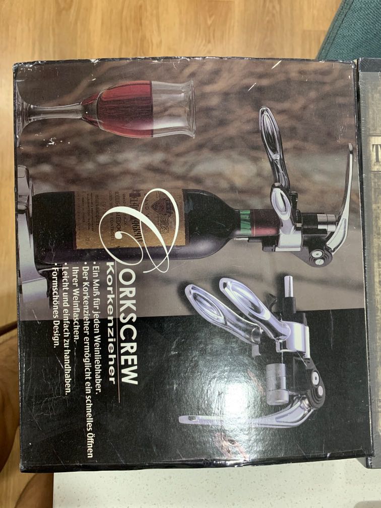 Lever Style Corkscrew, Furniture & Home Living, Kitchenware & Tableware