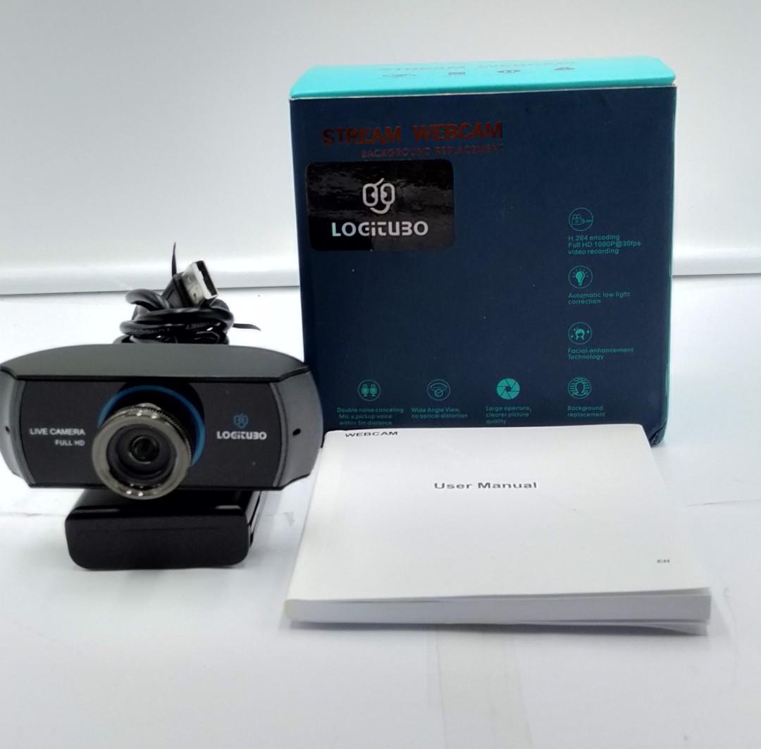 Logitubo Webcam 1080p 1536p Live Streaming Camera With Microphones