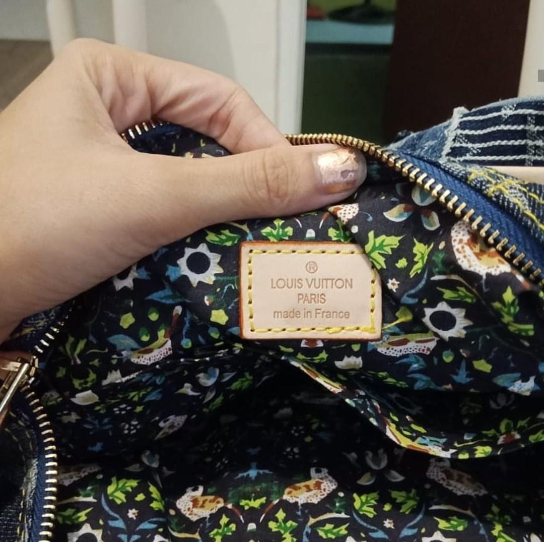 LV Speedy denim, Fesyen Wanita, Tas 