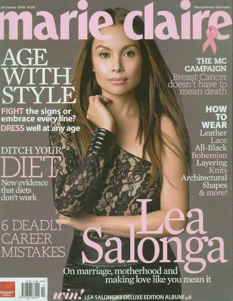 Marieclaire October 2008 Lea Salonga (Category: Magazines) located in Manila. Submitted by brokerbeatrice (Listing ID 242678229, Image 1). Description: PLEASE NOTE: ✔️pre-loved magazine ✔️used 📦Courier: 2GO Express, JRS Express. 📦 Buyer will shoulder the shipping fee. 🚚 Shipping outside Metro Manila (serviceable areas): P180-300 🔅 📍 🤝 💖*** PLEASE NOTE:***💖 ✖️NO SAME-DAY SHIPPING✖️ 🔖 🇵🇭 QUEZON CITY, PH * No haggling. I will not reply to