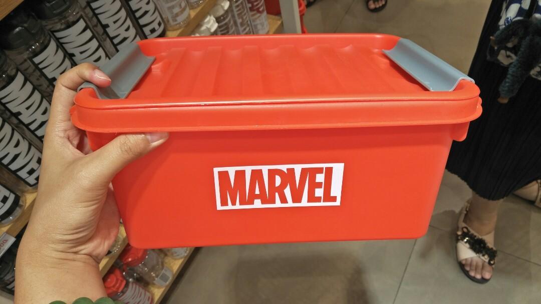 Marvel Miniso Storage Organizer Red, Toys & Collectibles, Lainnya di