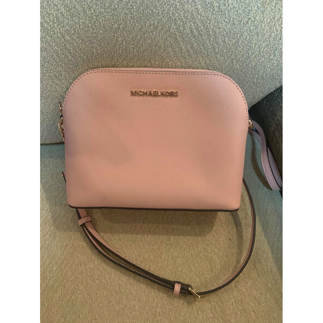 michael kors soft pink crossbody