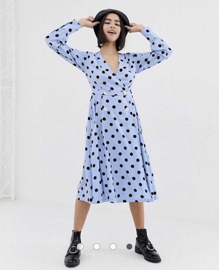 Monki polka sale dot dress