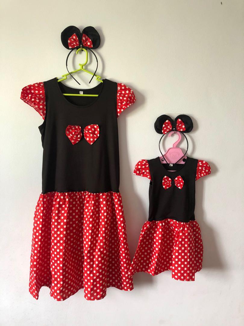 mother and daughter minnie mouse outfits