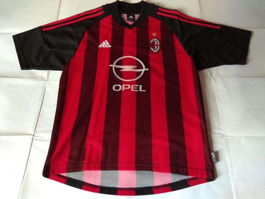Never Been Worn Authentic Ac Milan Adidas 2002 Home Retro Football