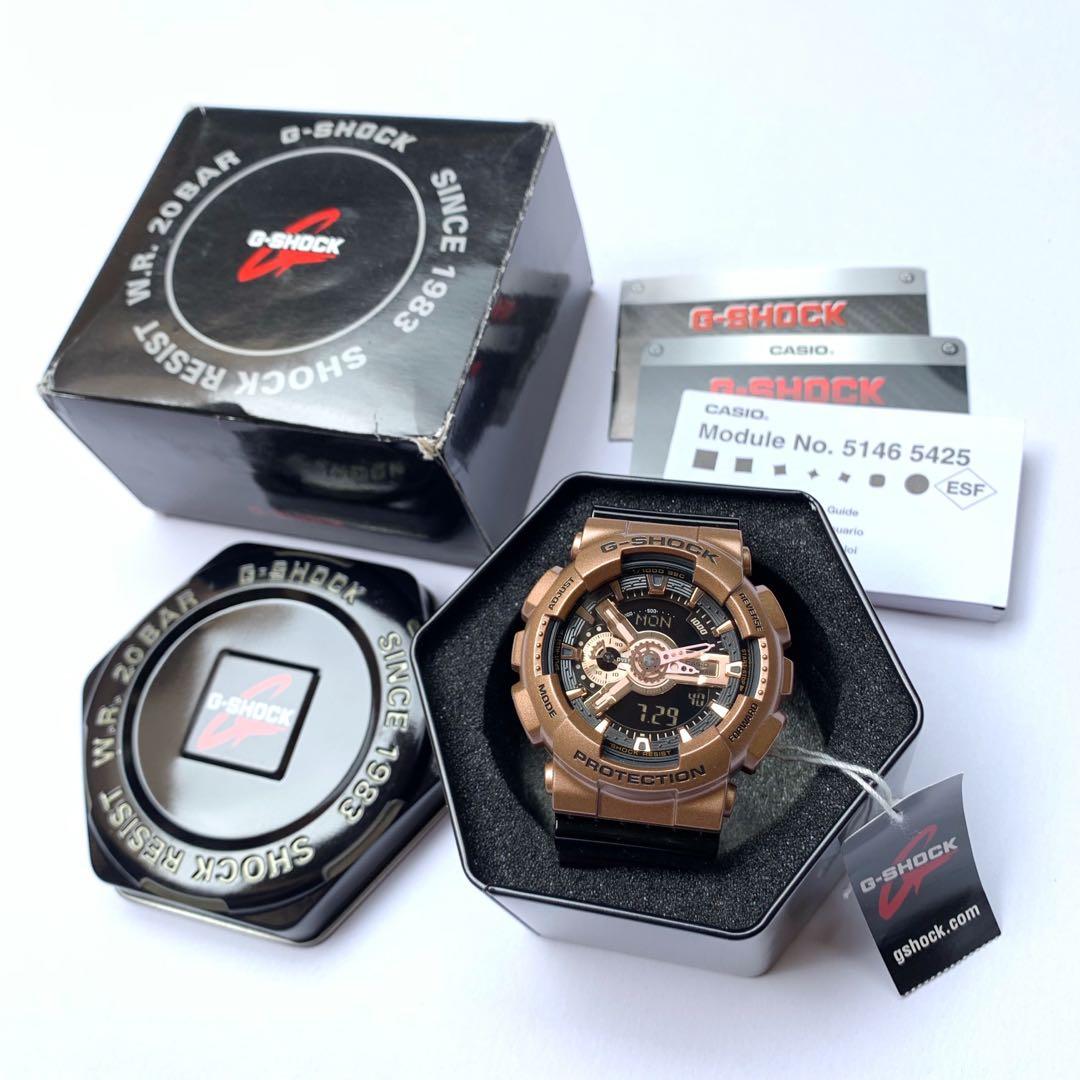New Authentic Casio G Shock GA110GD 9B2 Watch Men s Fashion