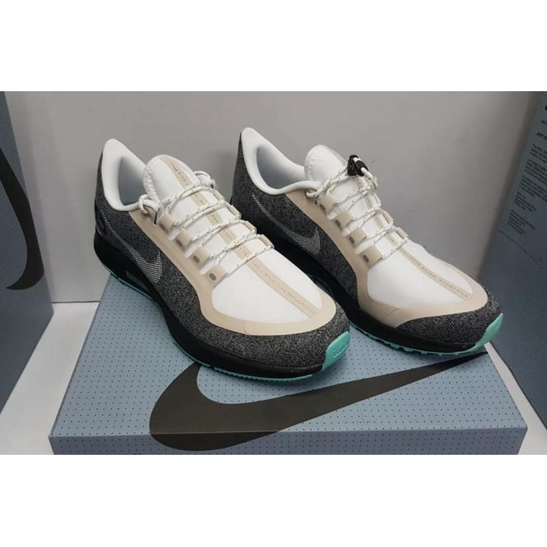 Nike Air Zoom Pegasus 35 Shield Summit White Metallic Silver Oil