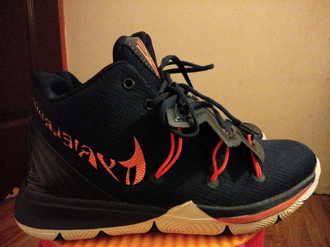 Kyrie 5 black blue orange hot sale