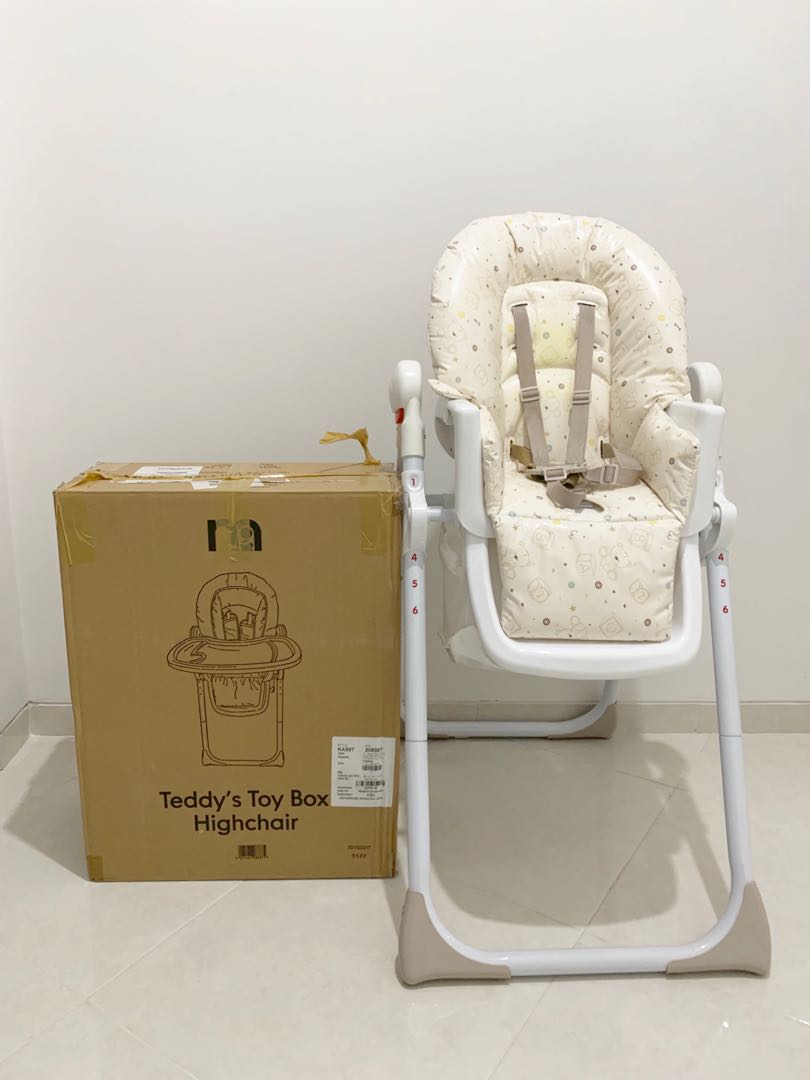 Mothercare teddy sale toy box highchair