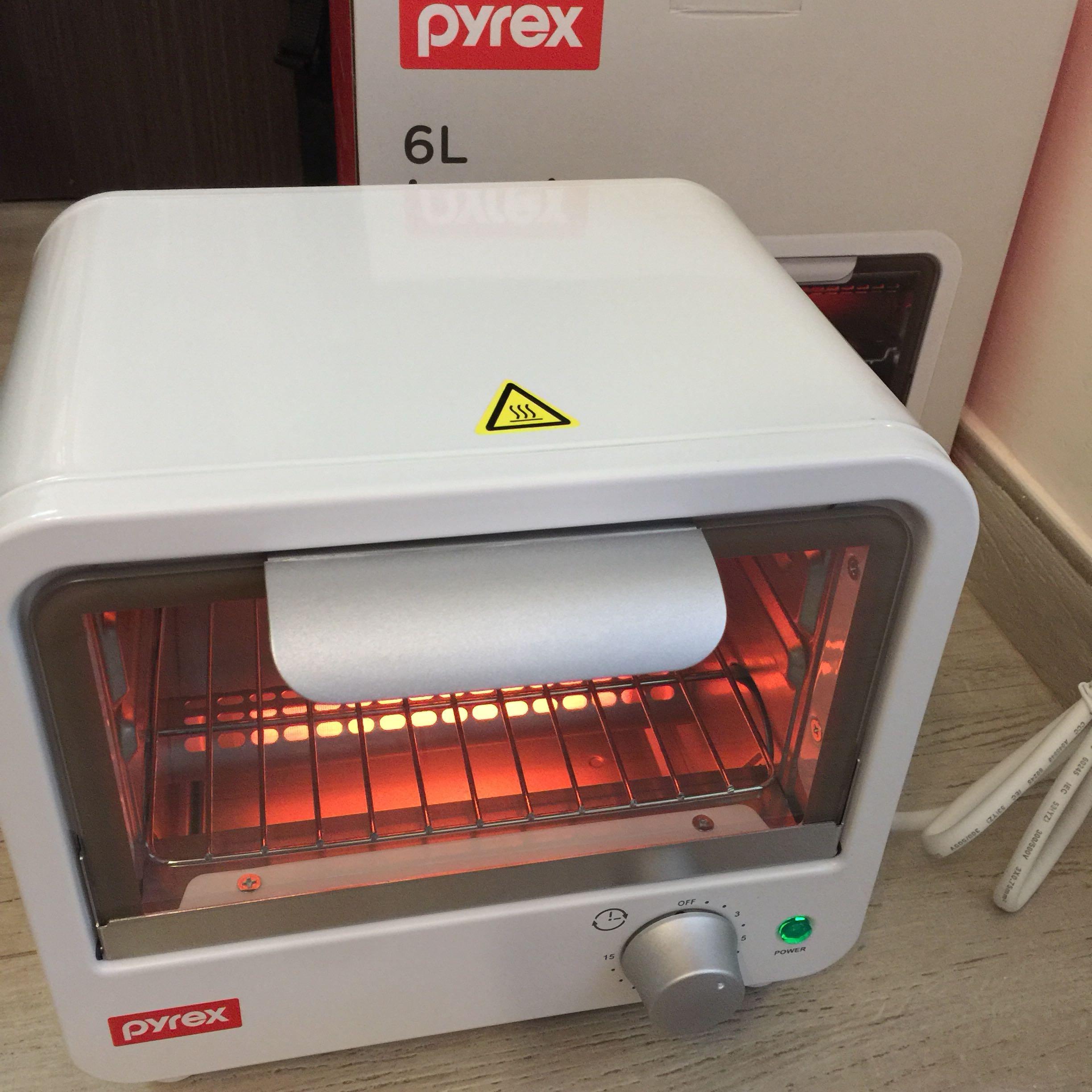Pyrex toaster Oven 6L, 家庭電器, 廚房電器, 焗爐及多士爐 Carousell