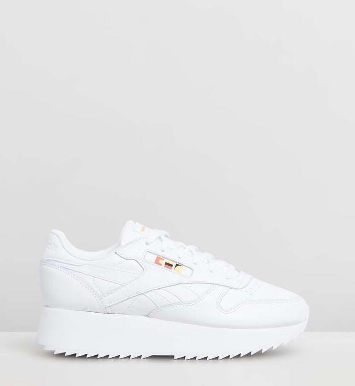 Reebok platform leather sneakers Gigi Hadid Women s Fashion Shoes on Carousell