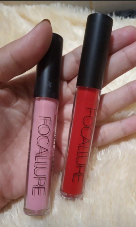 Sale 2 Lipstik Focallure Matte Lips Bagus Murah Wanita Kesehatan Kecantikan Rias Wajah Di Carousell