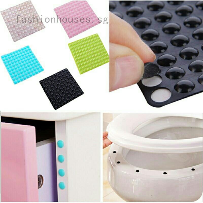 10 Pcs Self Adhesive Clear Rubber Nipple Door Cupboard Drawer