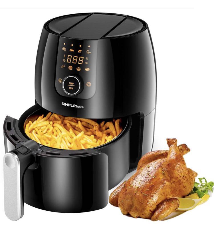 SimpleTaste Air Fryer for Delicious Low Calories Food Rapid Air