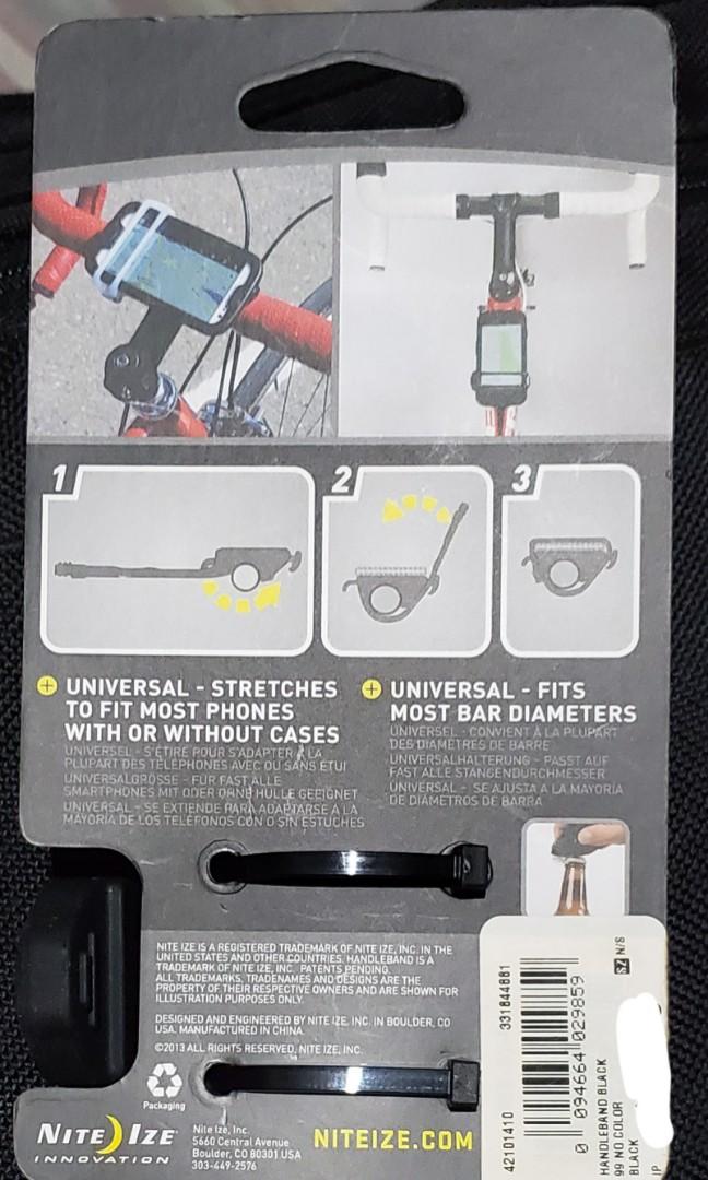 Smartphone mount (Category: Other Mobile & Gadget Accessories) located in Caloocan City. Submitted by alstube779 (Listing ID 242647917, Image 1). Description: Nite Ize Handleband Universal Smartphone bar mount.