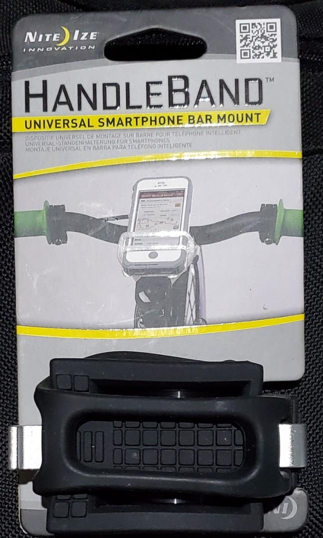 Smartphone mount (Category: Other Mobile & Gadget Accessories) located in Caloocan City. Submitted by alstube779 (Listing ID 242647917, Image 2). Description: Nite Ize Handleband Universal Smartphone bar mount.