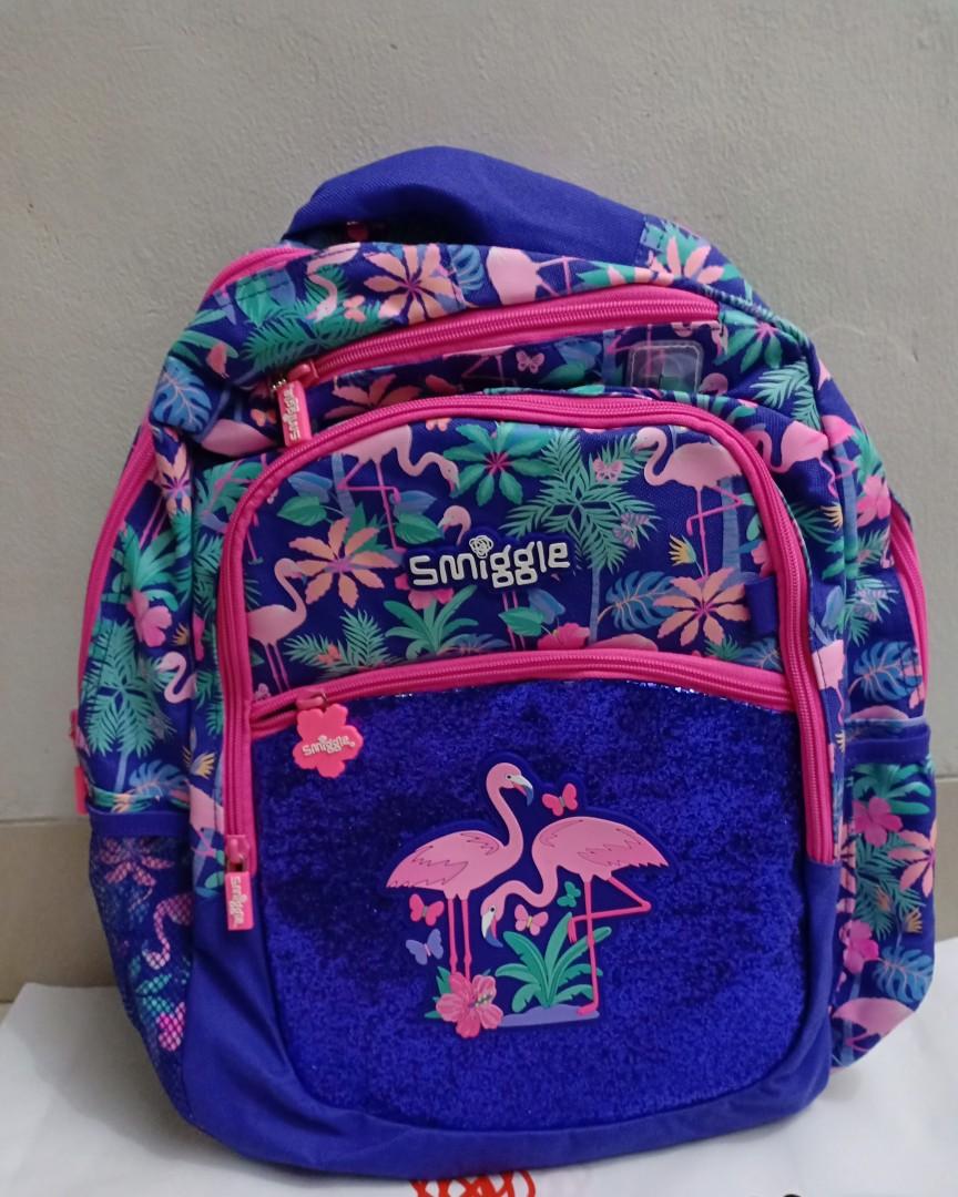 smiggle flamingo backpack