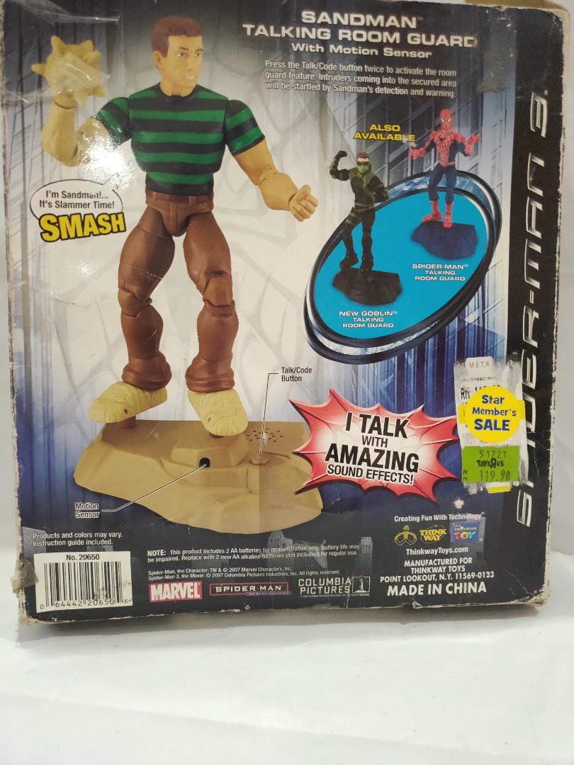 Spiderman sandman thinkway toys old stock, Hobbies & Toys, Collectibles &  Memorabilia, Fan Merchandise on Carousell
