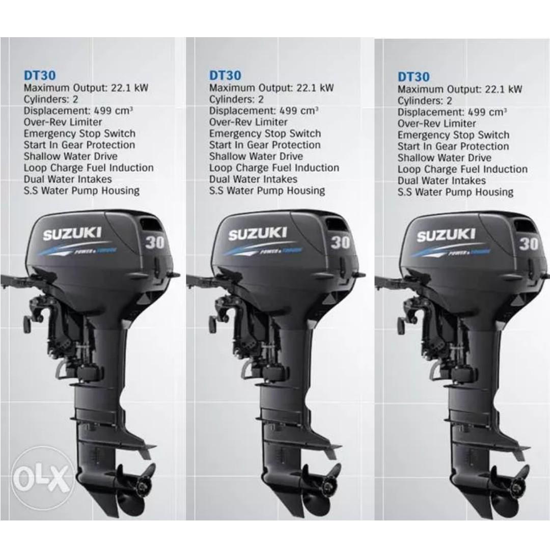 Suzuki Outboard Motor 30 HP 2 Stroke BRAND NEW AVAILABLE, Men's Fashion