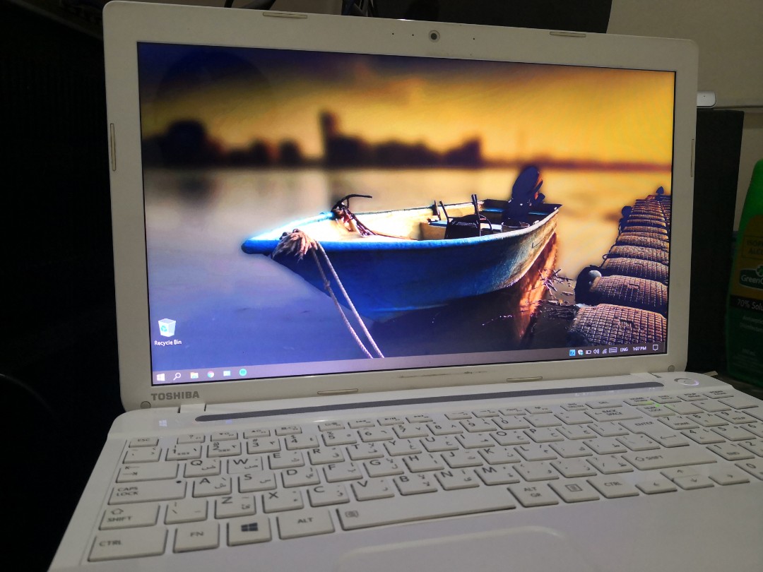 Toshiba Satellite White Laptop Electronics Computers Laptops On Carousell