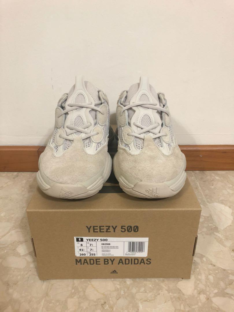 yeezy 500 blush used