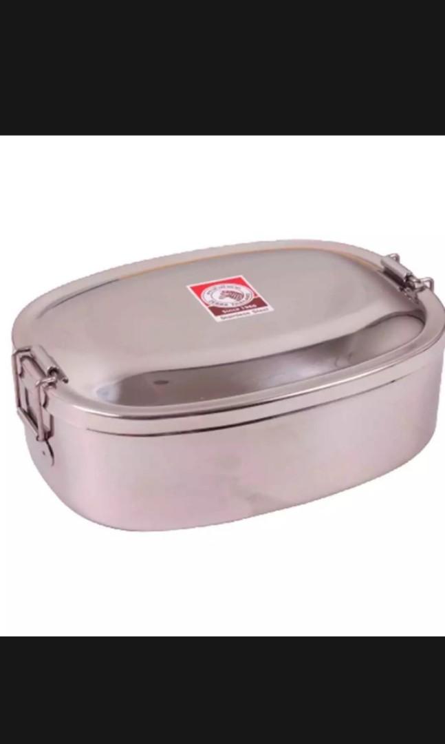 Authentic Zebra Stainless Steel Lunch Box, Furniture & Home Living