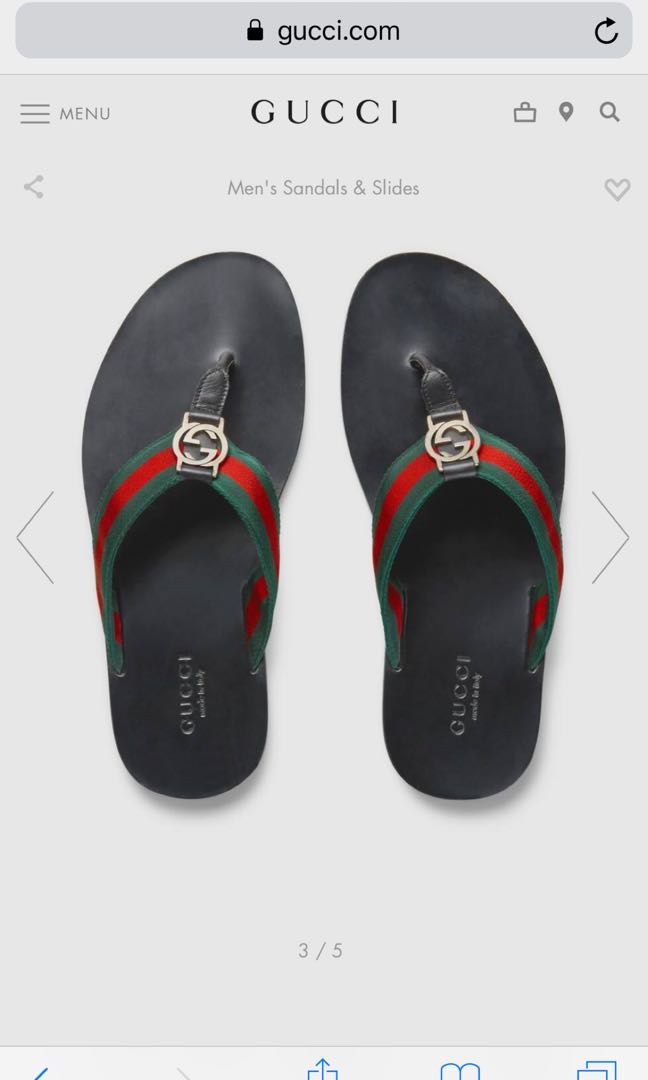 authentic gucci sandals