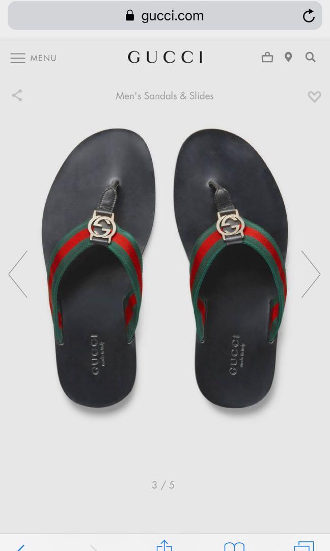 gucci slippers for men price