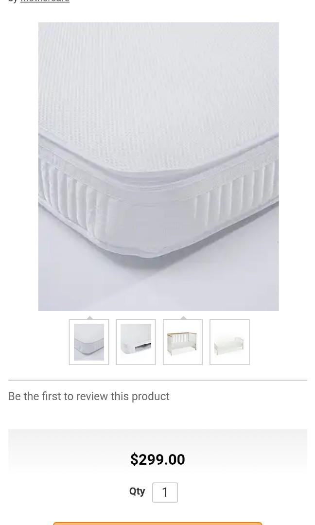 Mothercare cot bed mattress 140 x 70 cheap